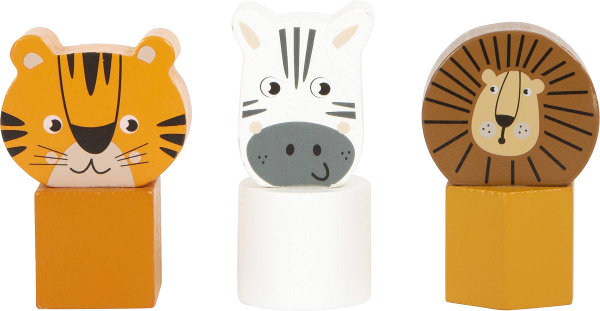 Motor skills loop with rocker “Safari” | motor skills toys | wood