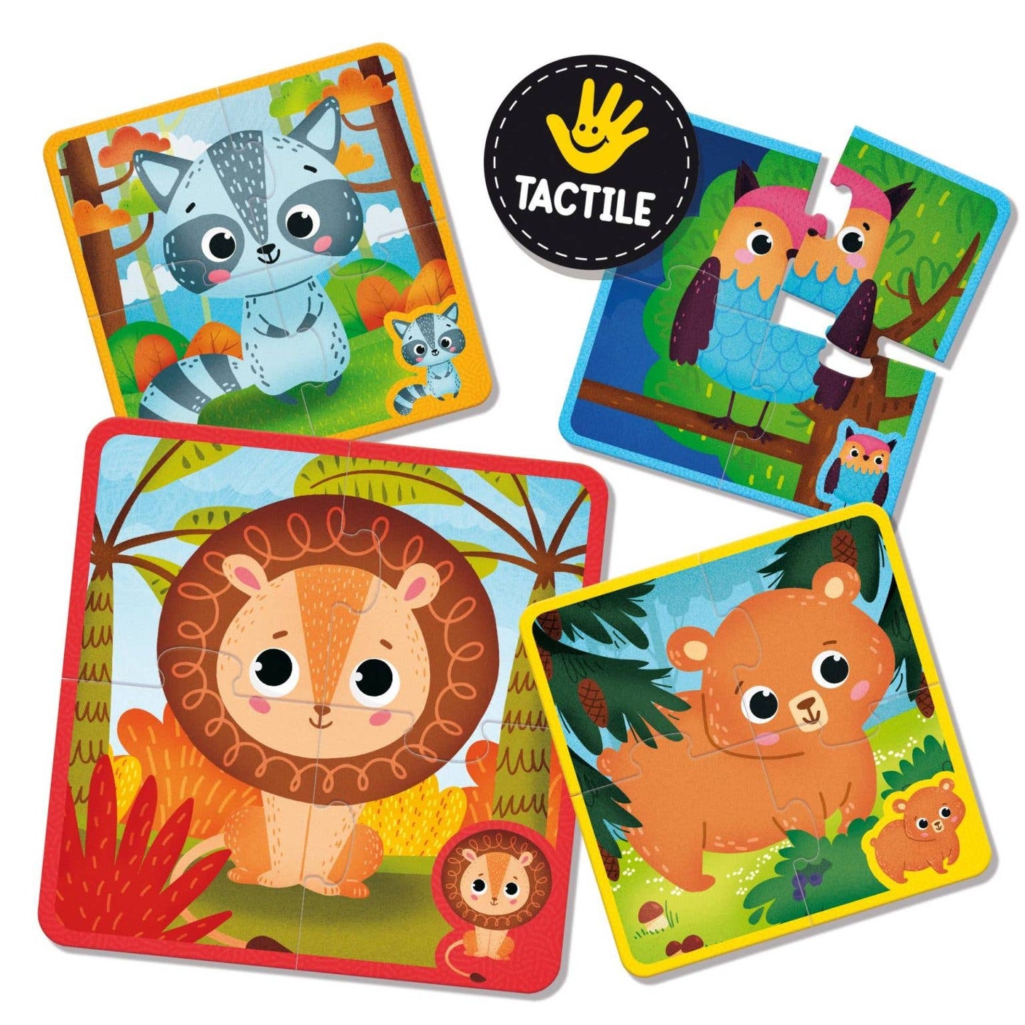 Montessori Bébé Toucher - Puzzle - 1+