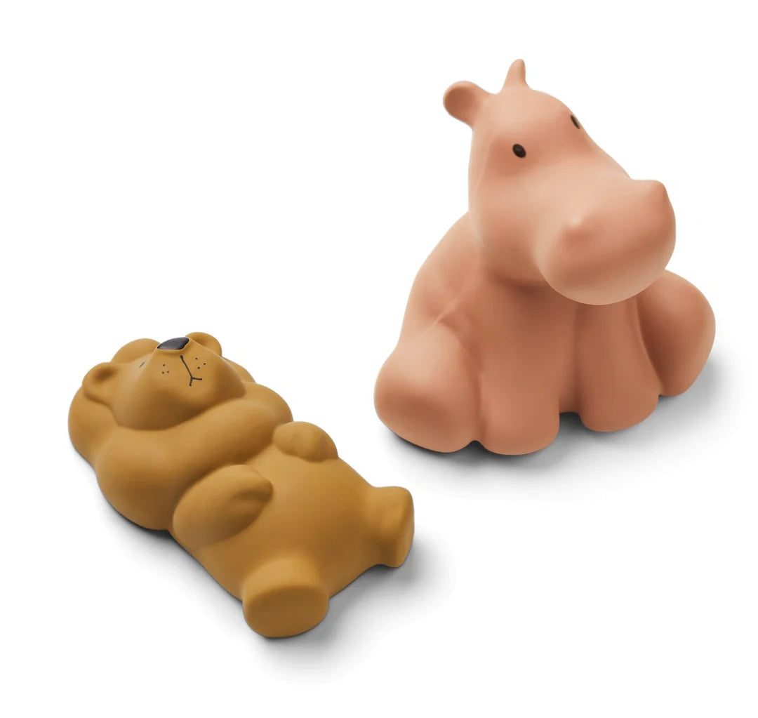 Liewood - Vikky bath toys 2 pack - safari/tuscany rose mix