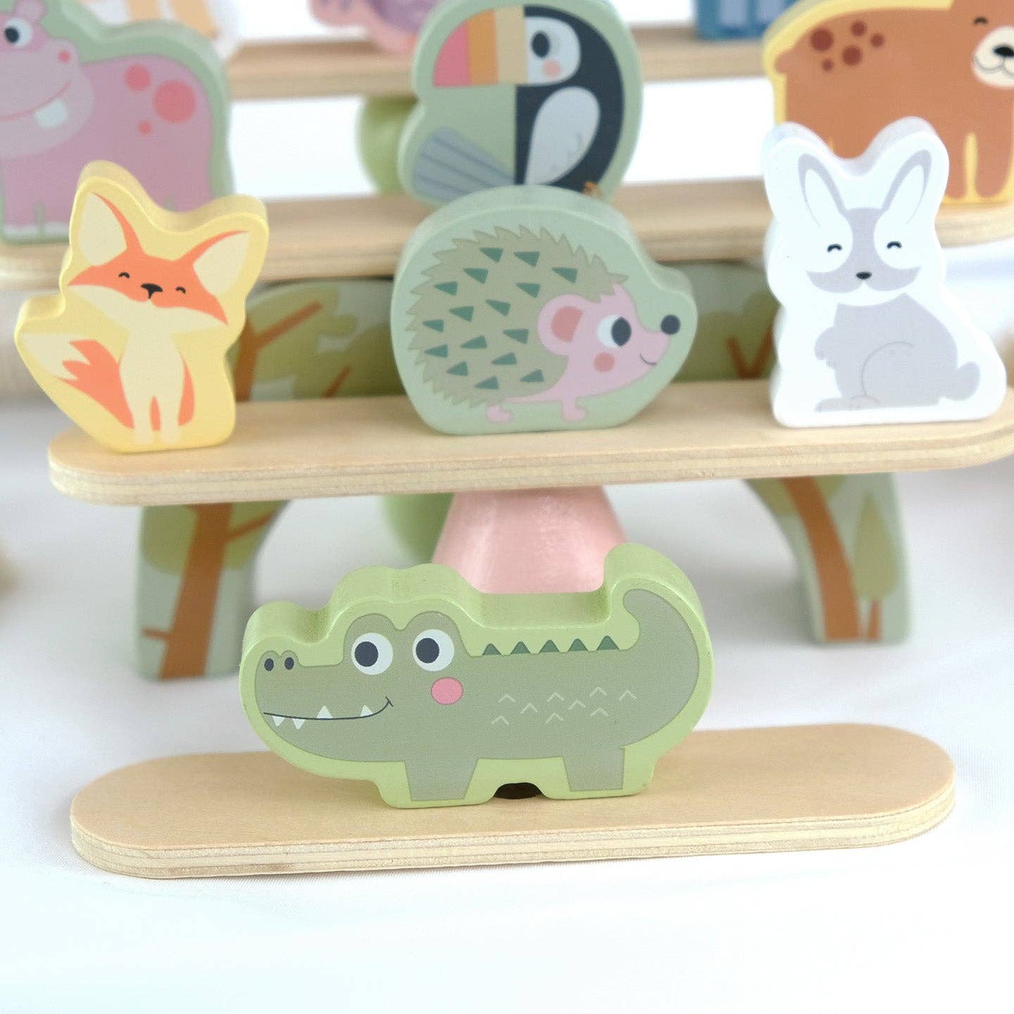 Jeu d'empilement d'animaux BusyKids – 18 mois et +