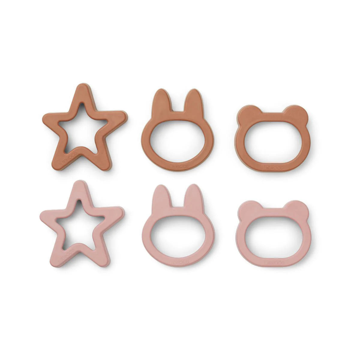 Liewood - Andy cookie cutter 6 pack - rose mix