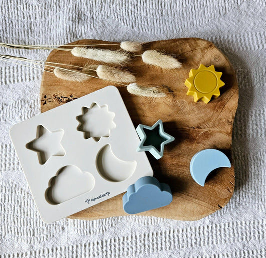 Silicone Puzzle Figures - Sun
