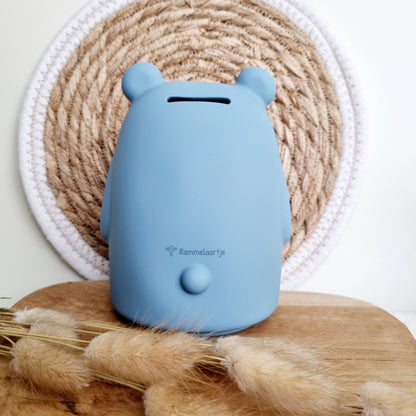 Silicone Flexible Piggy Bank - Bear