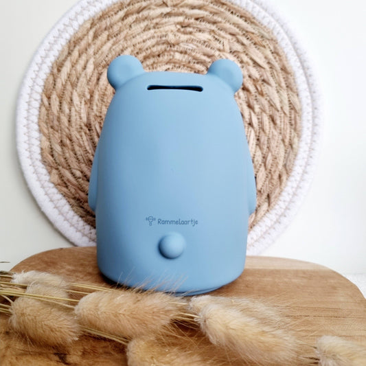 Silicone Flexible Piggy Bank - Bear