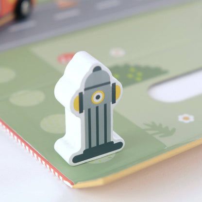 Mobiele speelset "Brandweerkazerne" BusyKids - 3+