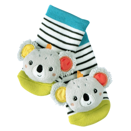 Chaussettes hochet koala - jouet éducatif de 0 à 12 mois