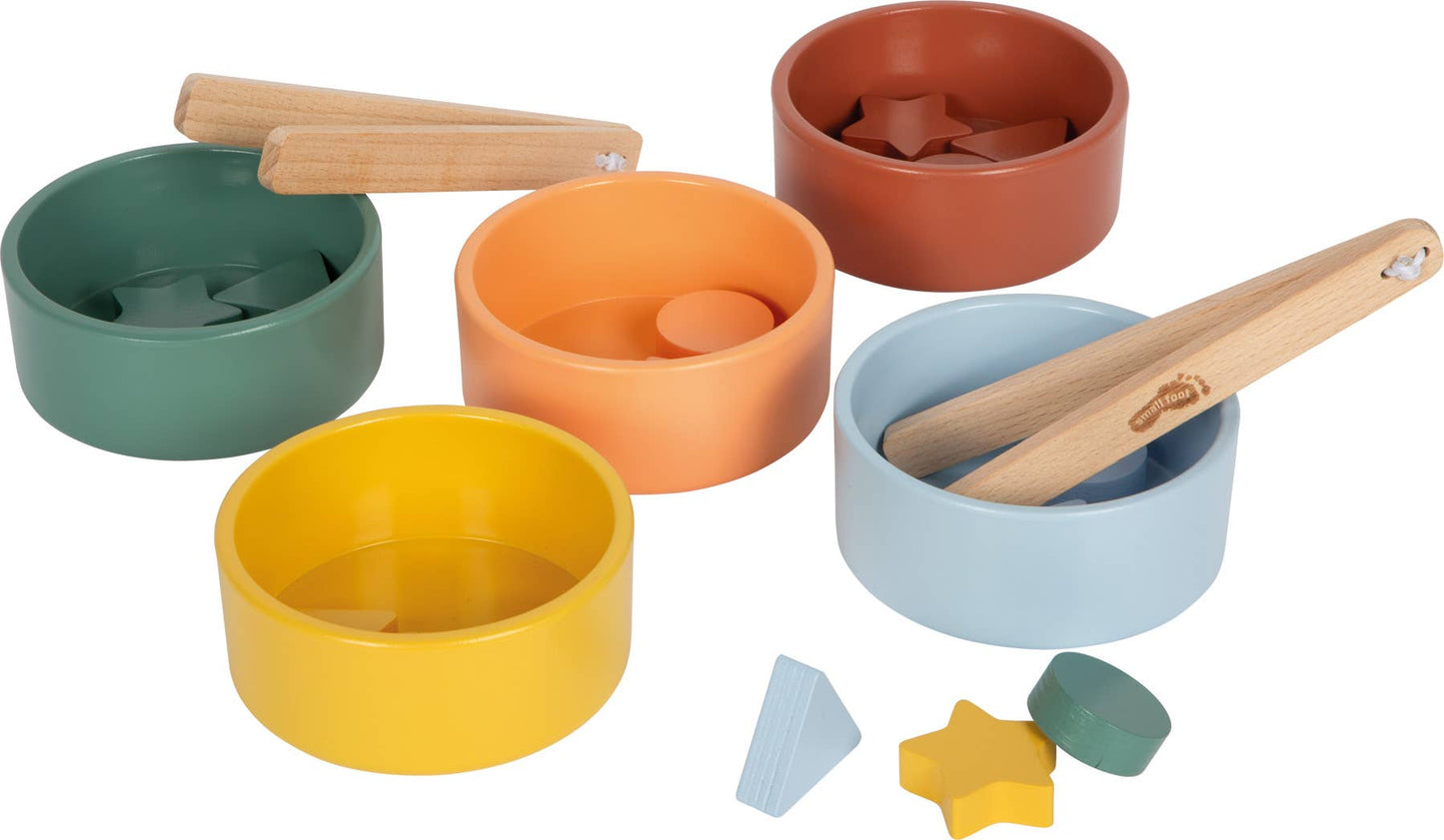 Montessori Sorting Game with Tongs | Motor Skills | Wood