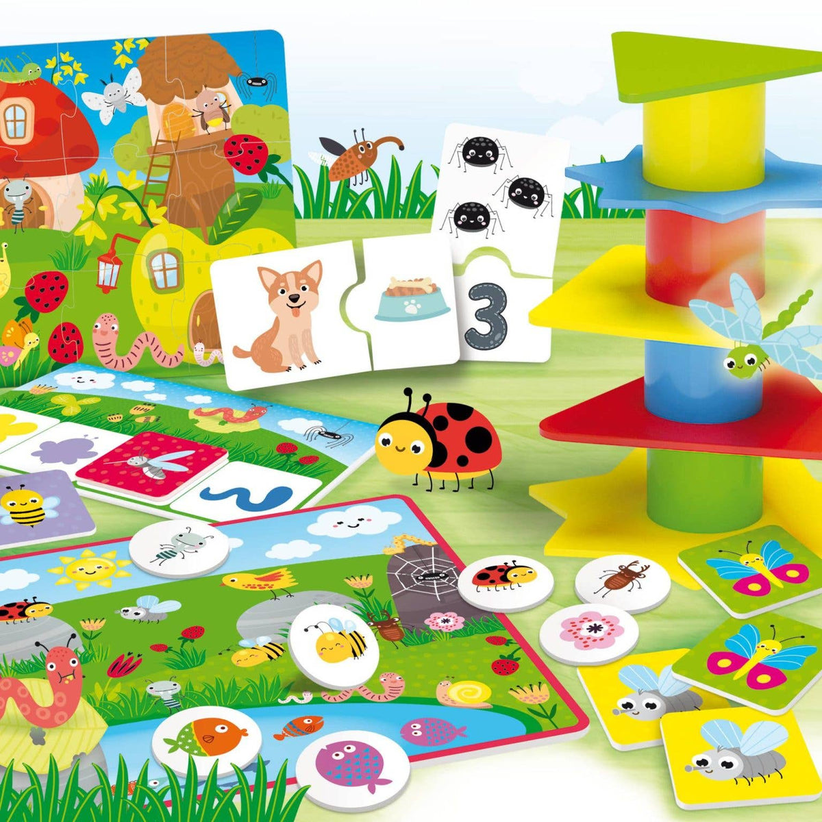 Carotina Baby Educatieve Games Collectie - 10 spellen - 2+