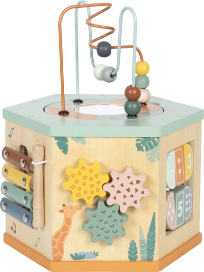 7 Sided Motor Skills Cube “Safari” | Motor Skills | Wooden Toys