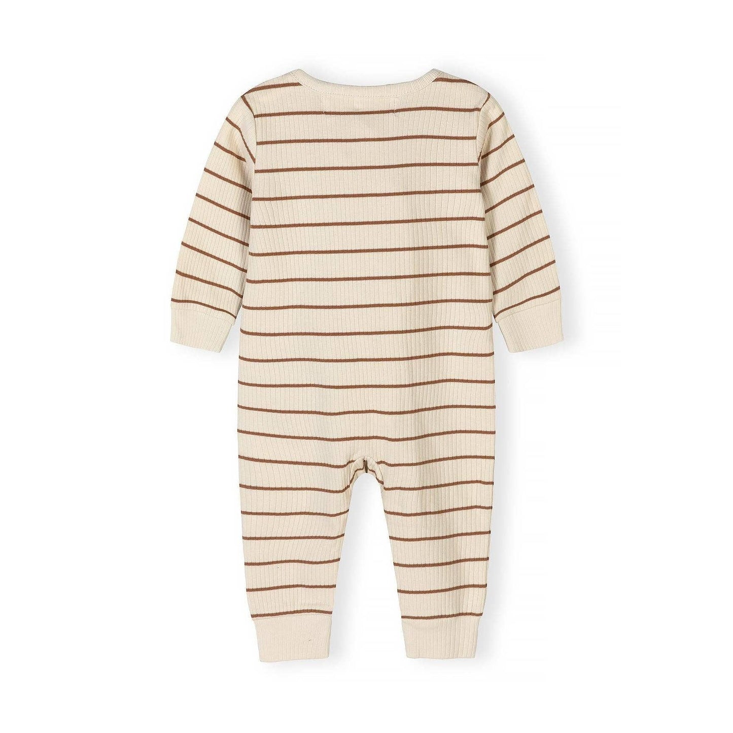 Set van 3 rompers voor baby's, geribbelde giraf, neutraal: Beige / 9-12 M (74-80 cm)