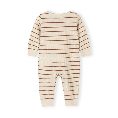 Set van 3 rompers voor baby's, geribbelde giraf, neutraal: Beige / 9-12 M (74-80 cm)