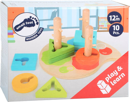 Shapes and Colours Motor Skills Shape-Fitting Game