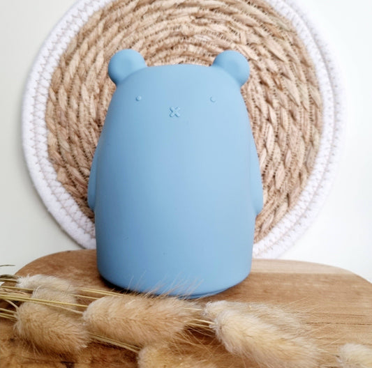 Silicone Flexible Piggy Bank - Bear