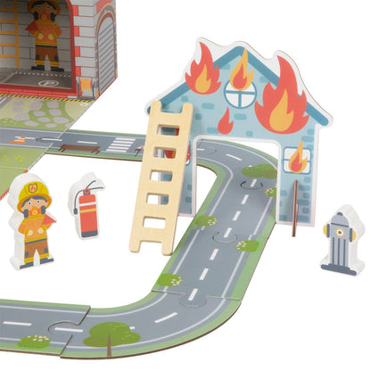 Mobiele speelset "Brandweerkazerne" BusyKids - 3+