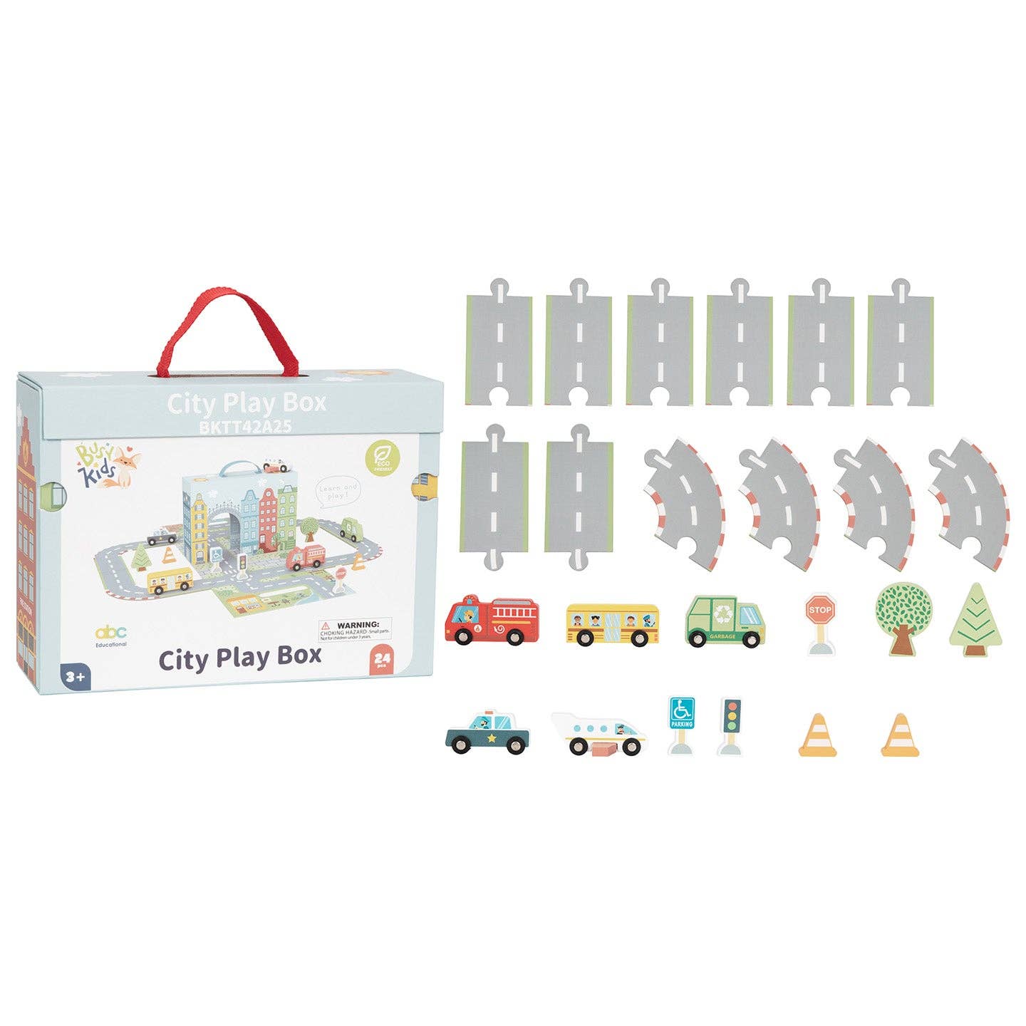BusyKids mobiele speelset "De Stad" - 3+