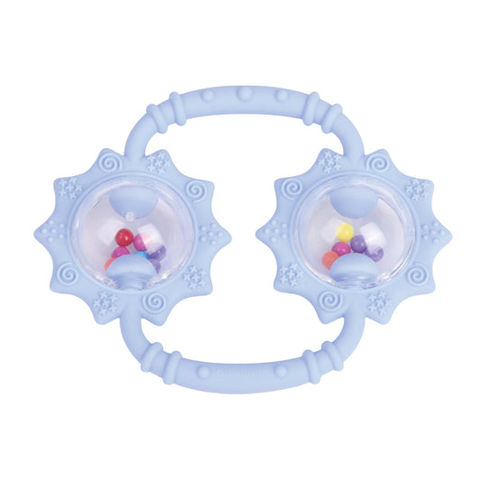 Sunflower Rattle – Blue Teether