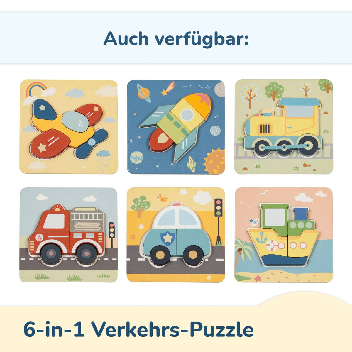 BusyKids Puzzle Set « Animaux » – 1+