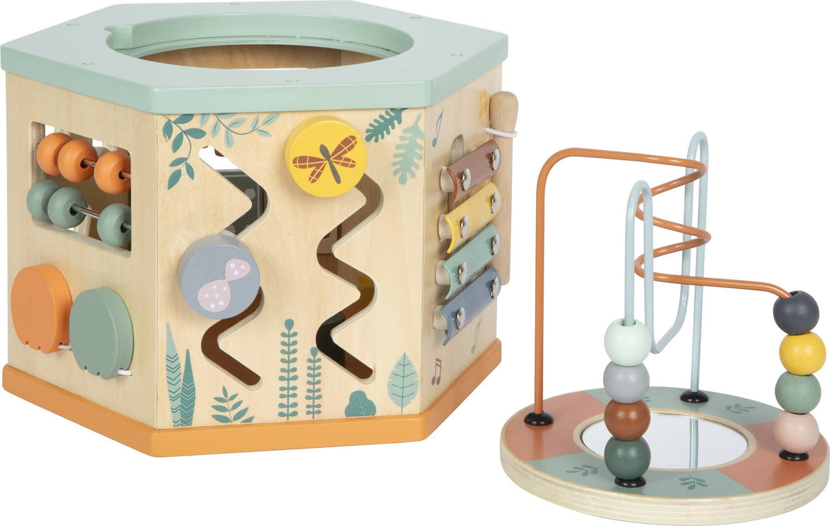 7 Sided Motor Skills Cube “Safari” | Motor Skills | Wooden Toys