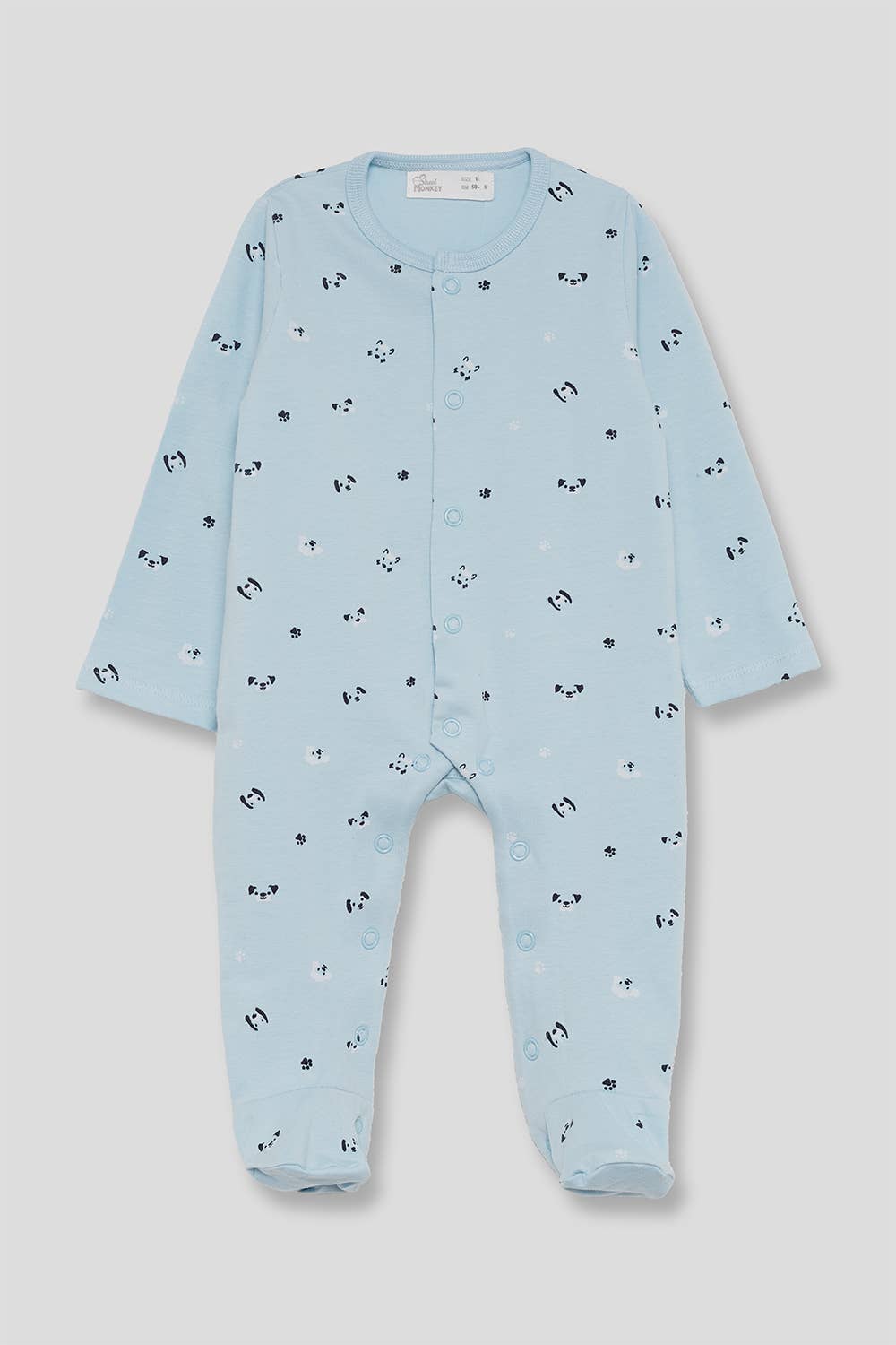 Newborn boy sleepsuit - 3 months - light blue