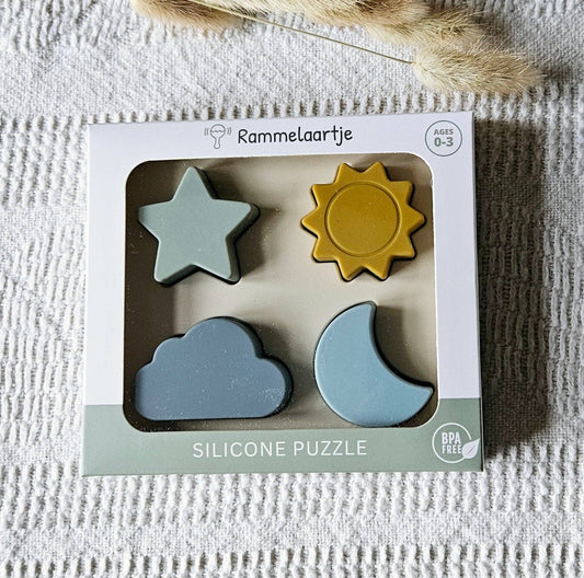 6+ month gift box boy - Small - turquoise/dino