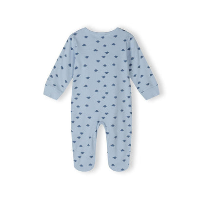 Set van 3 slaappakjes, dinosaurusprint, blauw/wit: Lichtblauw / 3-6 M (62-68 cm)