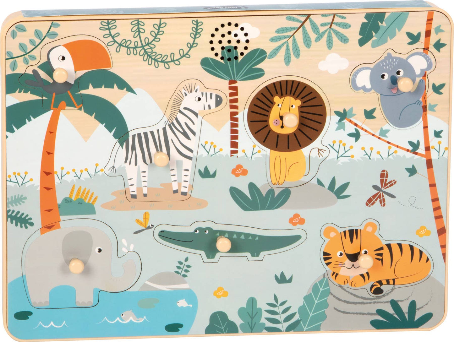 Animal Sounds Jigsaw Puzzle "Safari" | Puzzles | Wooden Toys