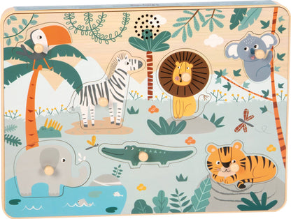 Animal Sounds Jigsaw Puzzle "Safari" | Puzzles | Wooden Toys