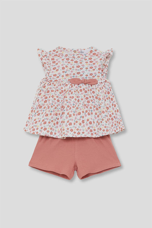 Street Monkey - Baby girl set: pink - 12 m