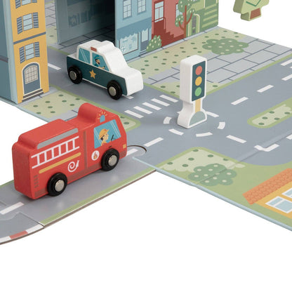 BusyKids mobiele speelset "De Stad" - 3+