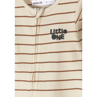 Set van 3 rompers voor baby's, geribbelde giraf, neutraal: Beige / 9-12 M (74-80 cm)