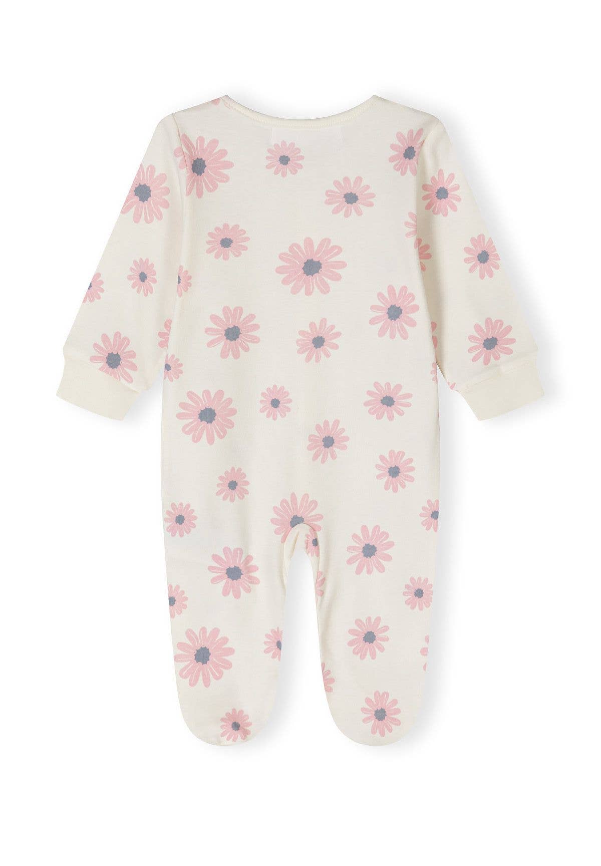 Girls 2-pack long sleeve sleepsuits 0-24m light pink: Lichtroze / 6-9m