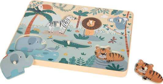 Animal Sounds Jigsaw Puzzle "Safari" | Puzzles | Wooden Toys