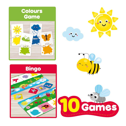 Carotina Baby Educatieve Games Collectie - 10 spellen - 2+