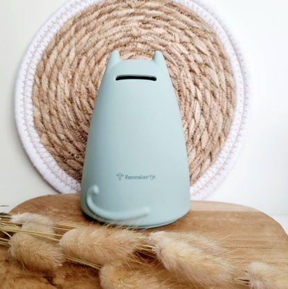 Silicone flexible piggy bank - Cat