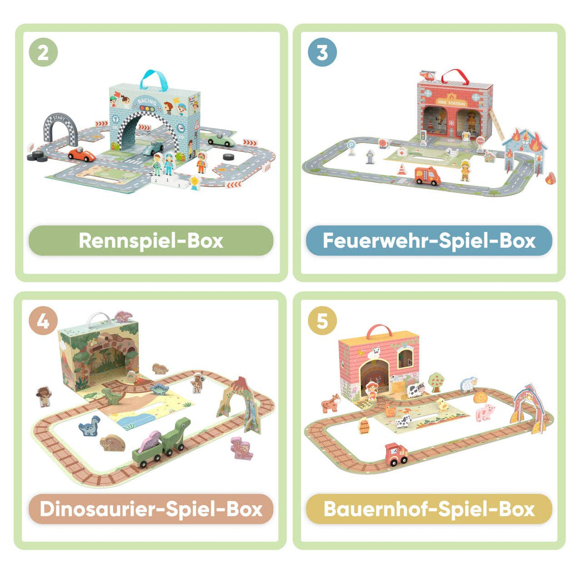 BusyKids mobiele speelset "De Stad" - 3+