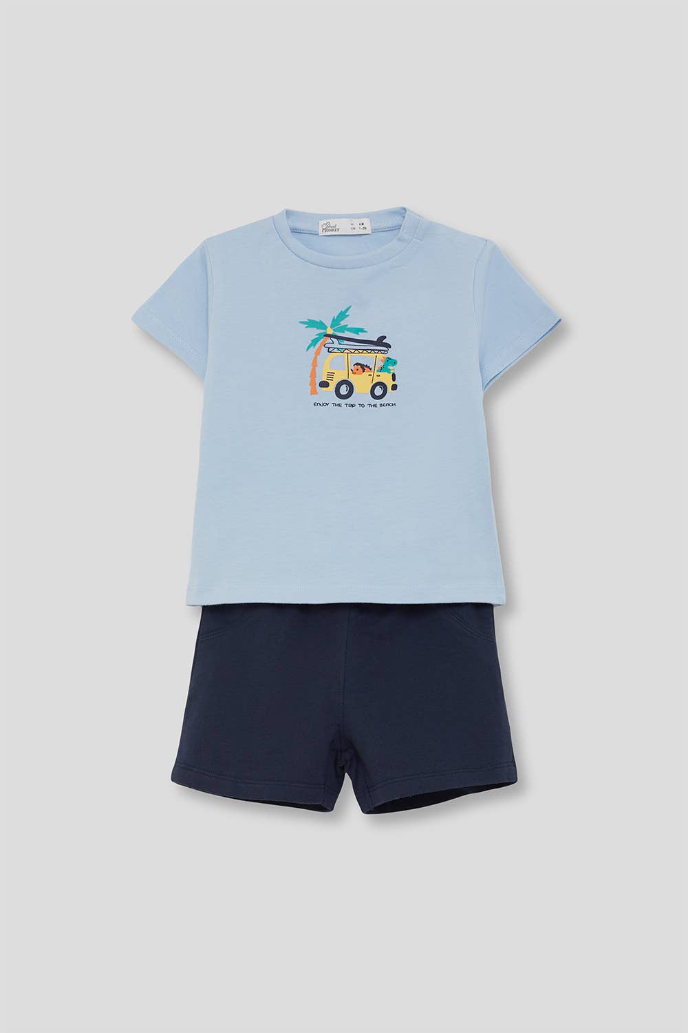 Street Monkey - Baby jongens set: Blauw - 18 m
