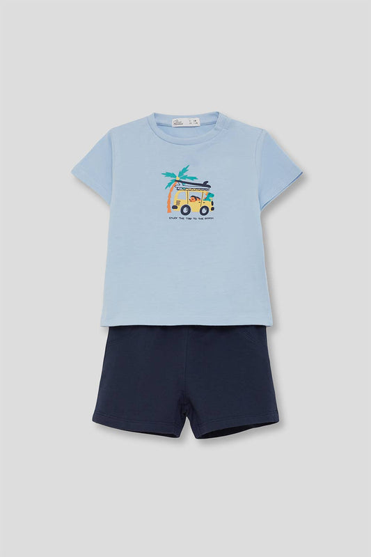 Street Monkey - Baby boy set: Blue - 18 m