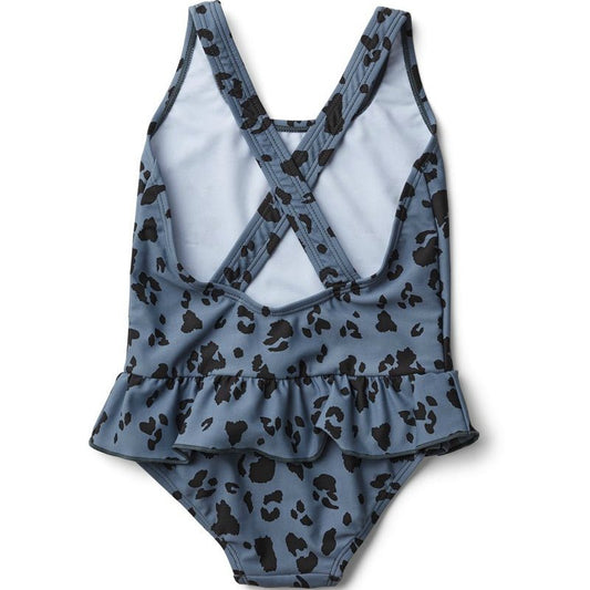 Liewood - Amara swimsuit - leo blue wave