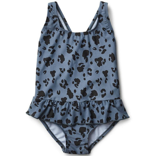 Liewood - Amara swimsuit - leo blue wave