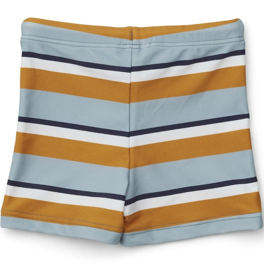 Liewood - Short de bain Otto - bleu marine/moutarde/crème de la crème