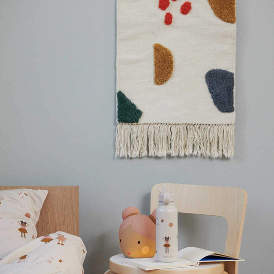 Liewood - Tapis mural Blanca - Motif géométrique multicolore