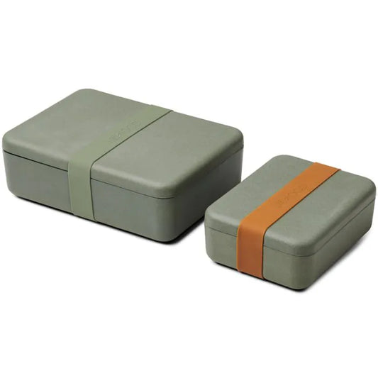 Liewood - Bradley lunch box set - faune green
