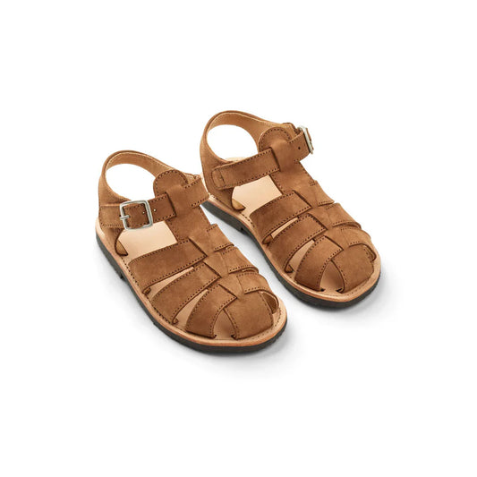 Liewood - Brook nubuck sandalen - cinnamon
