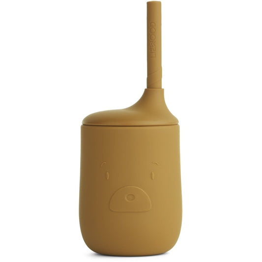 Liewood - Ellis silicone sippy cup - mr. bear/golden caramel