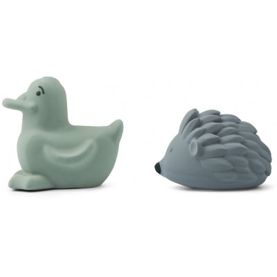 Liewood - Hendrik bath toys 2 pack - peppermint/whale blue mix