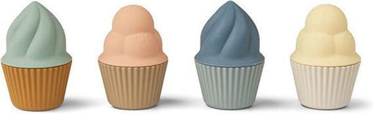 Liewood - Kate silicone cupcakes toy 4 pack - multi mix