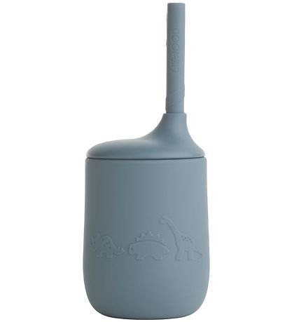 Liewood - silicone sippy cup - Ellis - Dino Whale Blue