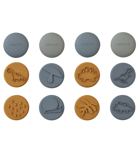 Liewood - silicone stamps - blue multi mix