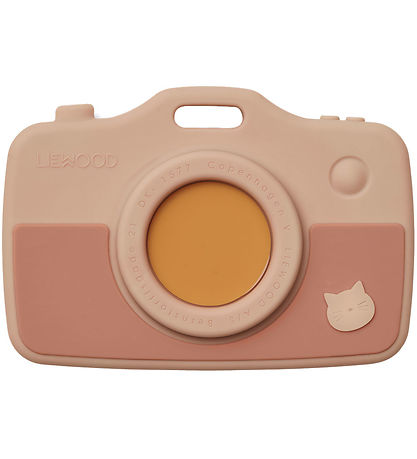 Liewood - silicone teether - Steven camera - classic rose multi mix