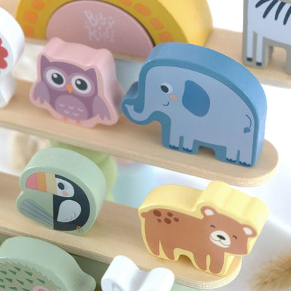 Jeu d'empilement d'animaux BusyKids – 18 mois et +